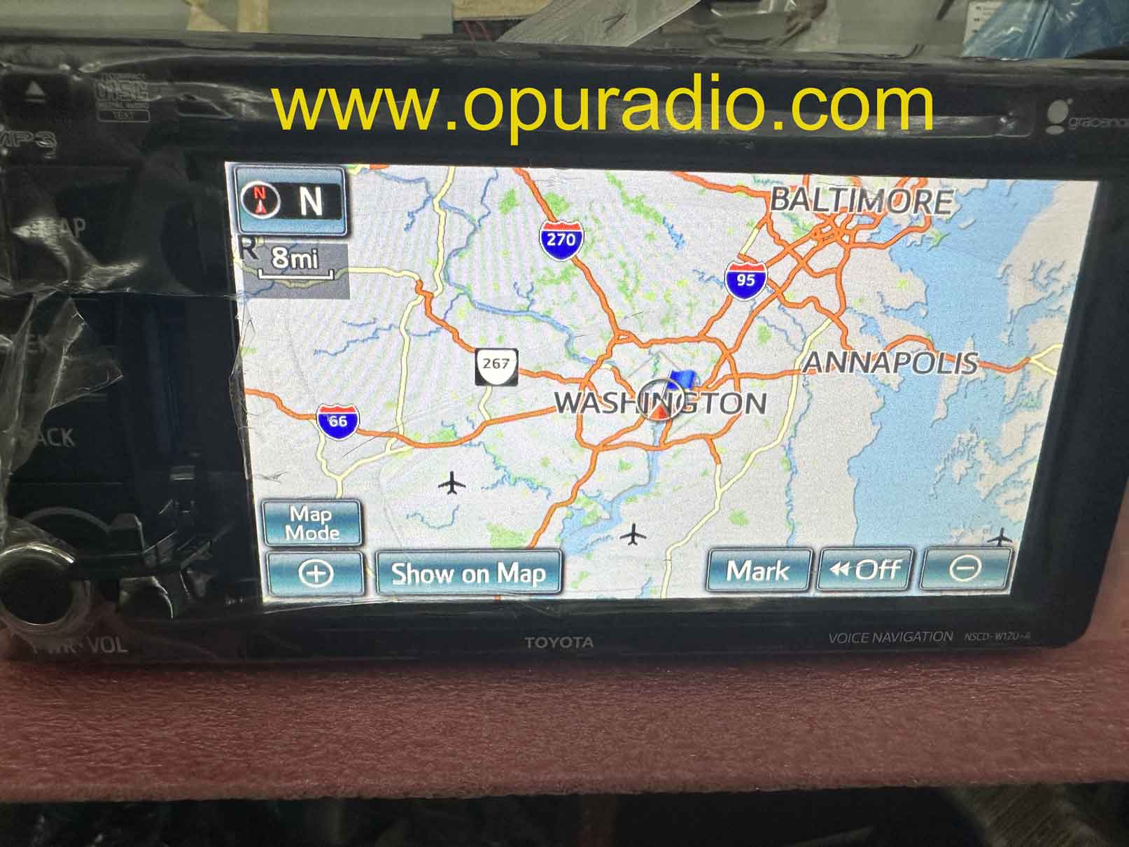 Original Toyota Voice Navigation NSCD W12U A Spare Parts | opuradio