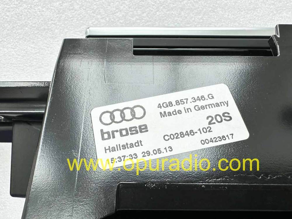 2012-2015 AUDI A6 A7 S6 S7 INFO GPS NAVIGATION Dashboard Pop Up DISPLAY