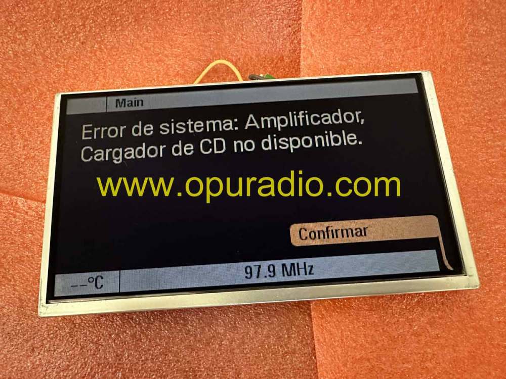 Display for BMW CCC Navigation E65 E66 E67 7er MINI Cooper R55 R56 R57 Porsche Cayenne PCM2.1 Becker