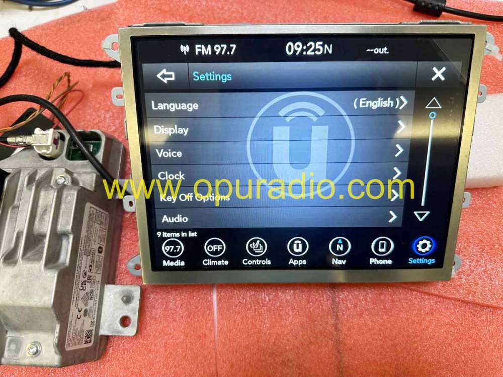 2019-2021 Jeep Grand Cherokee SRT WK2 OEM 8.4 Navigation Radio Touch Display 68388559AD MOBIS