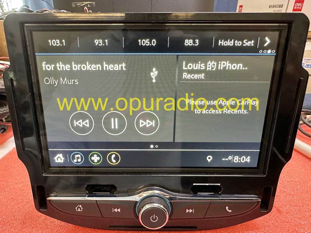 LA070WV7 SL06 Touch Screen for 2017 2018 Chevrolet TRAX CarPlay RADIO DISPLAY OEM 84388577