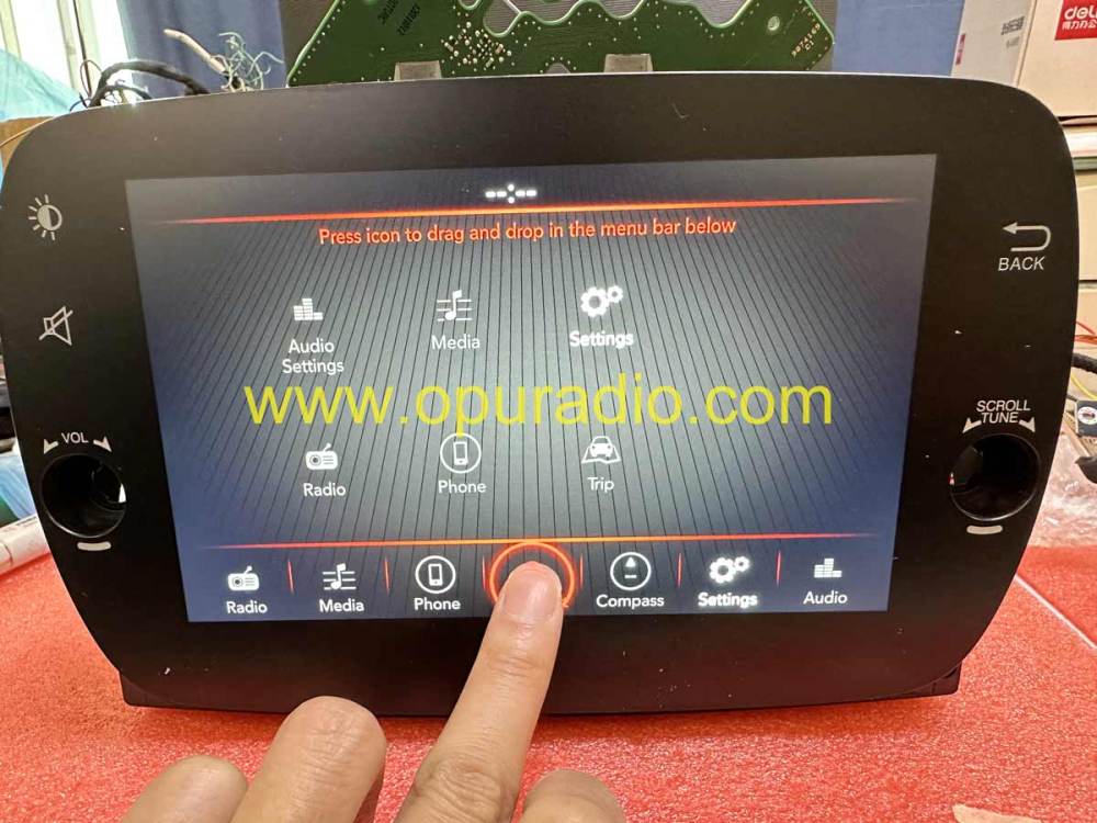 FIAT 500 2016-ON 2017 BLUETOOTH TOUCHSCREEN Continental VP2 312 7in EMEA DAB