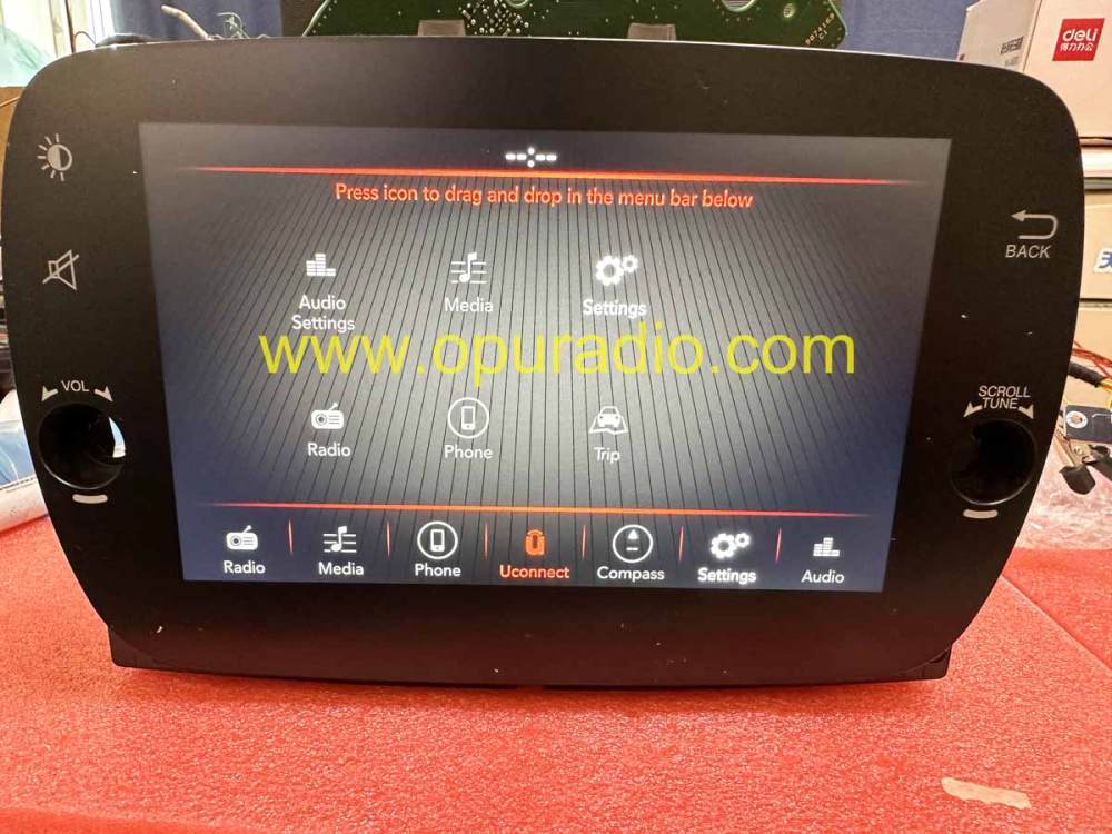 FIAT 500 2016-ON 2017 BLUETOOTH TOUCHSCREEN Continental VP2 312 7in EMEA DAB