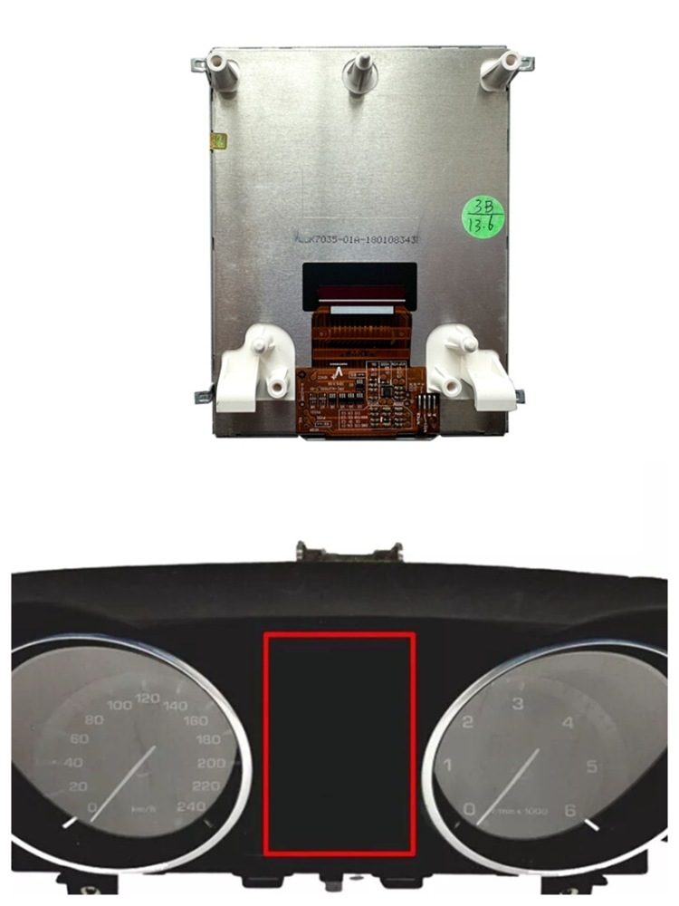 COG-VLUK7035-01 LCD Display 5Inch for Range Rover Evoque and LR2/Freelander 2 Instrument Cluster