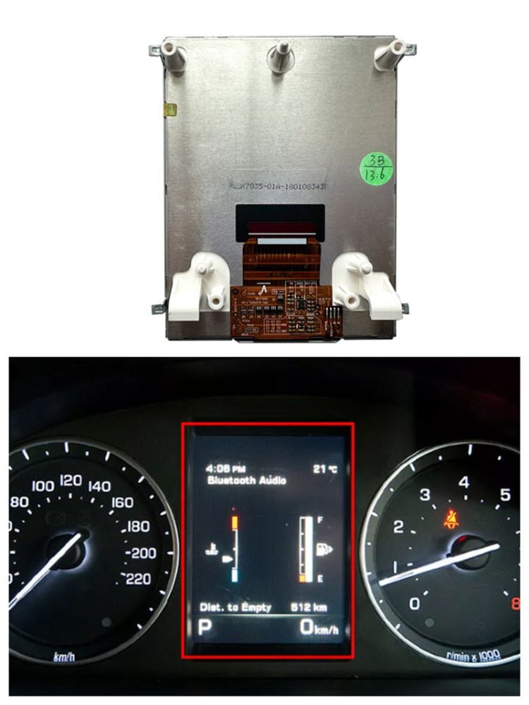 COG-VLUK7035-01 LCD Display 5Inch for Range Rover Evoque and LR2/Freelander 2 Instrument Cluster