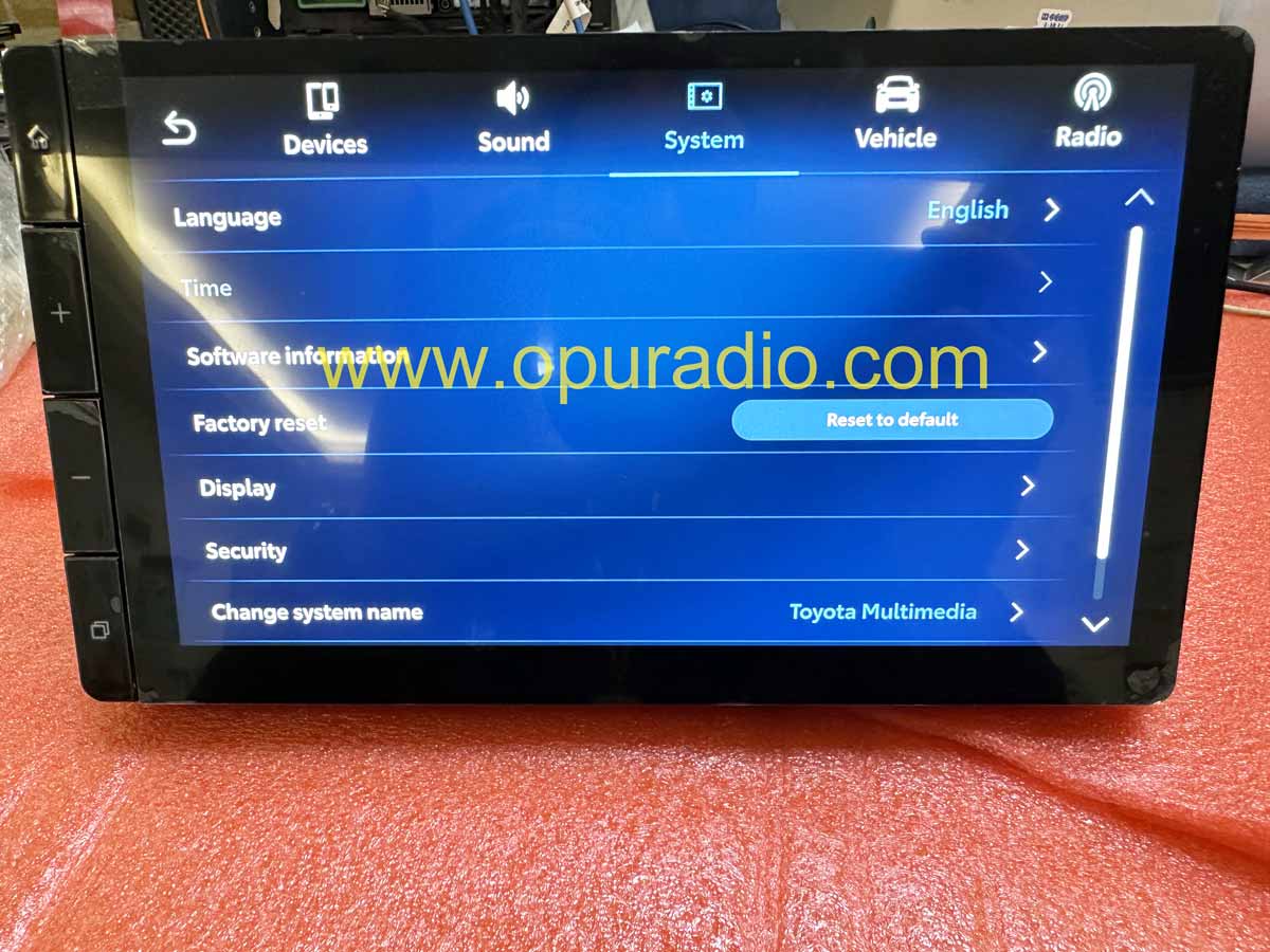 カーナビ TOYOTA Car Navigation System 86140-K0010 2022-2024 Toyota Yaris Cross 86140-YP051 Navigation HARMAN Radio
