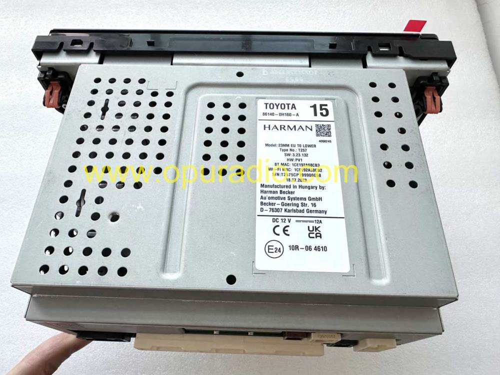 2022-2024 Toyota Yaris Cross 86140-YP051 Navigation HARMAN Radio YP032 YP010 YP011