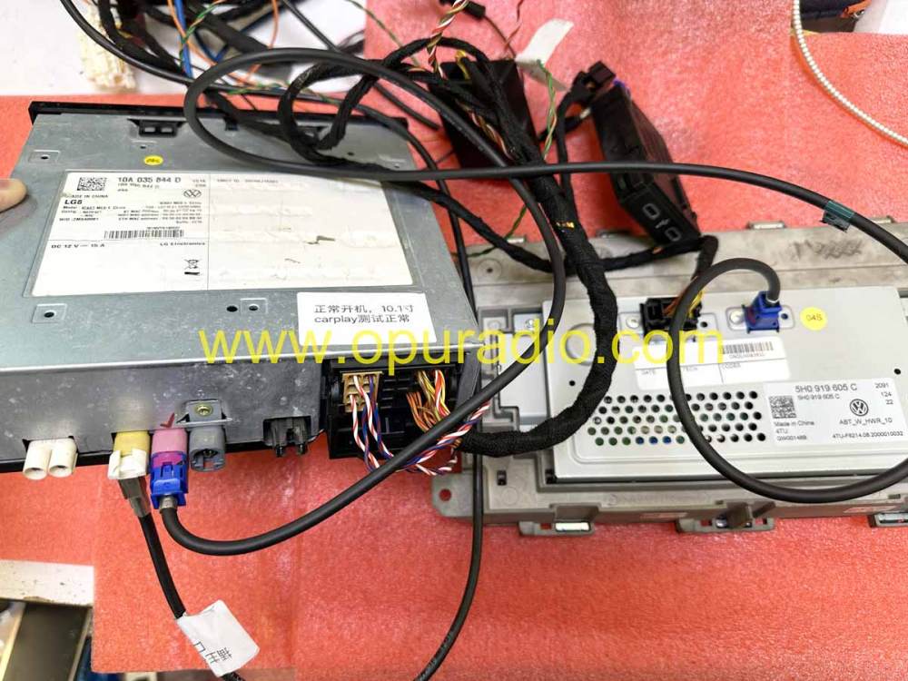 MIB3 RADIO UNIT With Wiring Tester FOR TEST DISPLAY VW SKODA SEAT