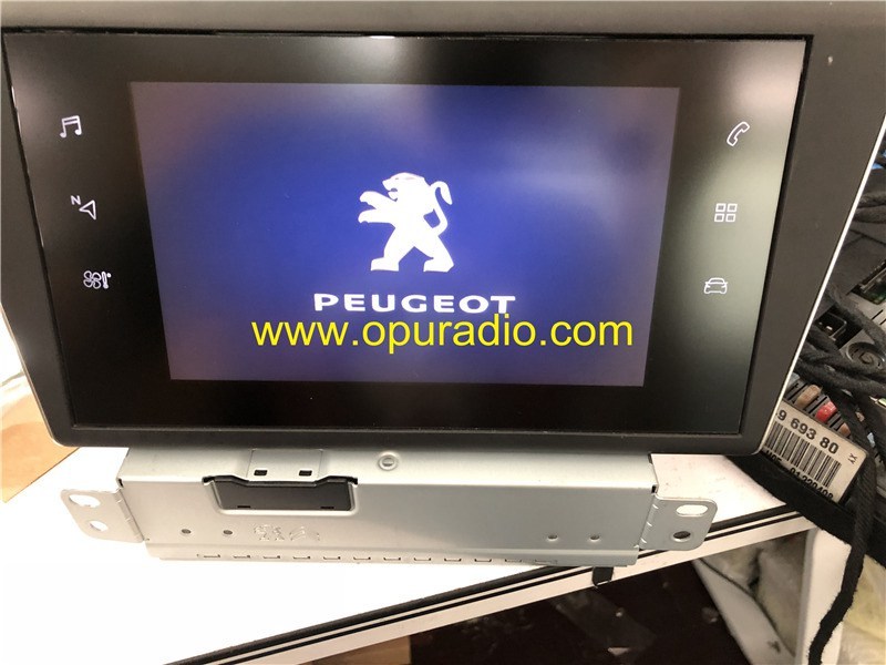 VALEO touch screen display for 2018 Citroen C3 SAT NAV 982429858000 Peugeot 308  car navigation MAP
