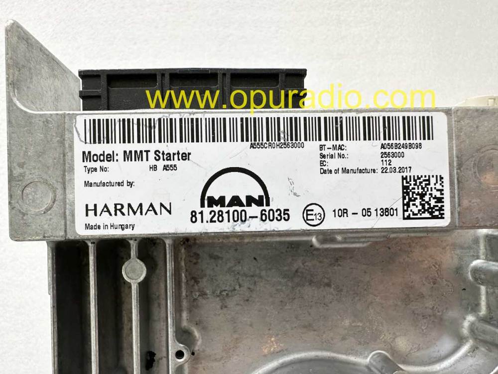 MAN TGX, TGS MMT3 Starter 81281006052 HARMAN RADIO