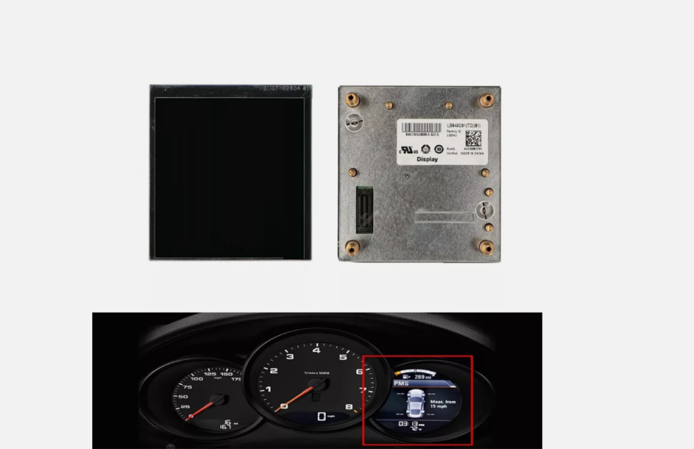 LCD for Porsche Cayenne 958 Panamera 970 Boxster Cayman Carrera Instrument Cluster Speedometer