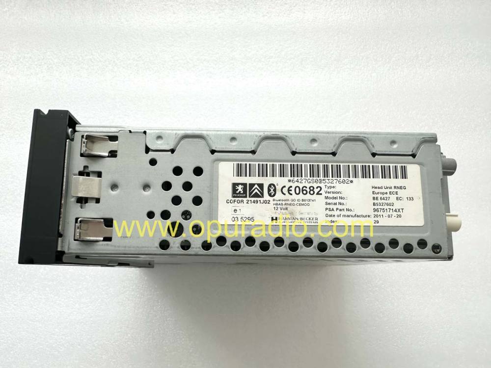 Peugeot Citroën Head Unit RNEG BE6426 HARMAN Radio Navigation System C3 C4 3008 5008