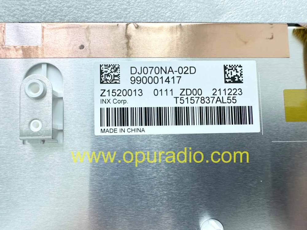 DJ070NA-02D LCD DISPLAY FOR NISSAN GTR GT-R car Navigation Infiniti