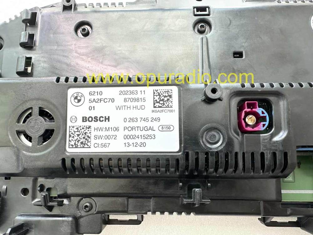 2020-21 BMW X3 M40I DASH SPEEDOMETER INSTRUMENT CLUSTER WITH HUD