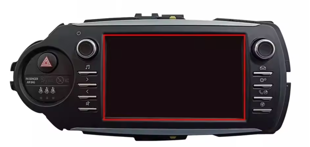 FUJITSU TEN 7Inch LCD display LAM0702320A with touch digitizer for 2016 2017 Toyota RAV4 2017 86100-42241 Camry