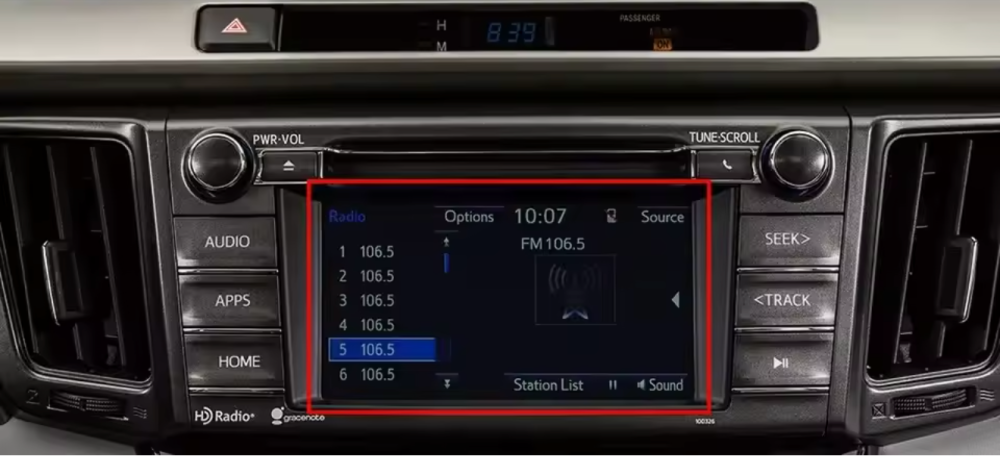 FUJITSU TEN 7Inch LCD display LAM0702320A with touch digitizer for 2016 2017 Toyota RAV4 2017 86100-42241 Camry