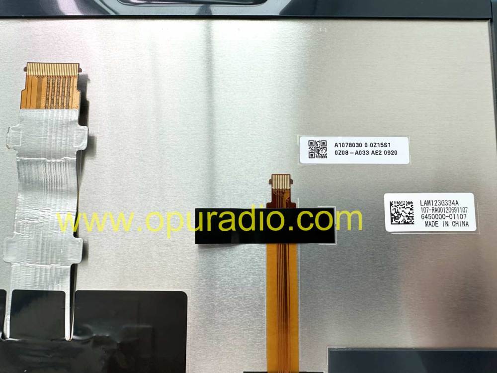 LAM123G334A 12.3 inch LCD Display For Peugeot Citroen 3008 5008 Instrument Cluster Speedometer