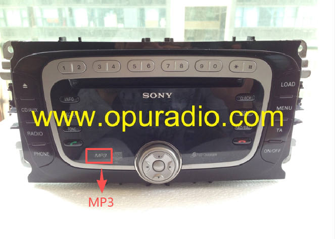 6 CD Mechanism  For 2006-2008 FORD MONDEO CD PLAYER SONY RADIO MP3 7S7T-18C939