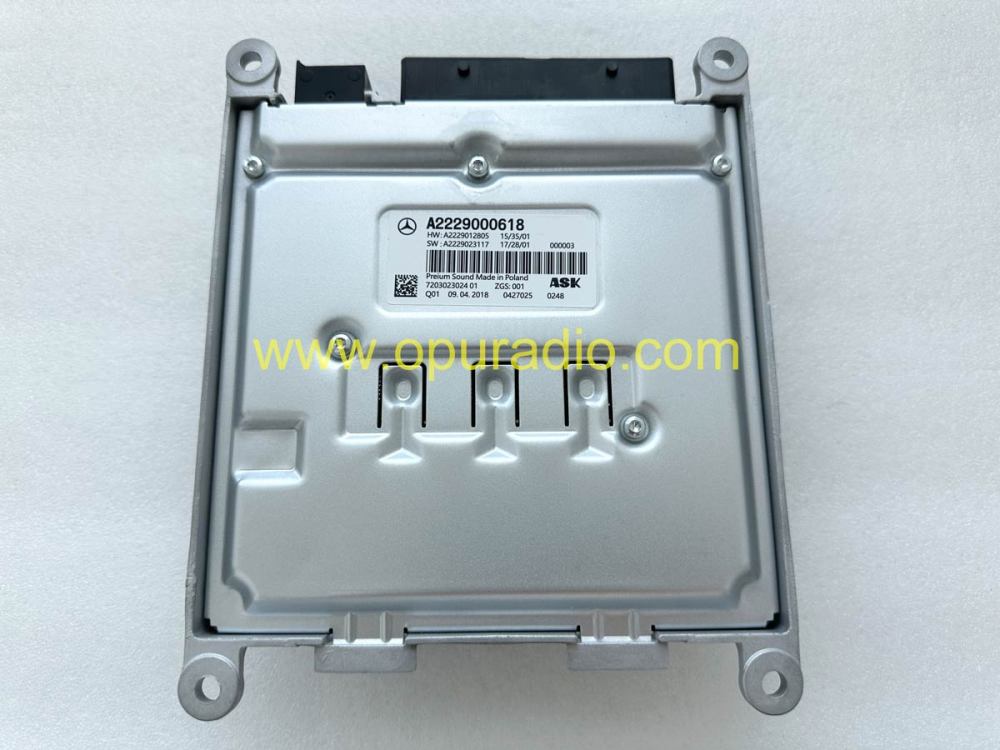 2014-2017 Mercedes W222 S Class S550 W205 C Class C300 Burmester ASK Premium Sound Amplifier A2229000618