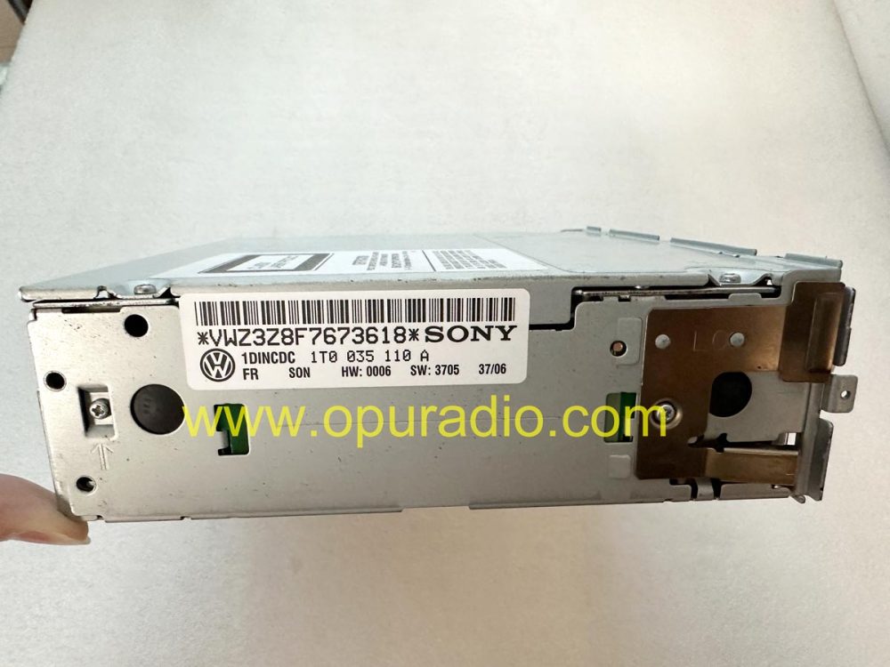 2006-2012 BENTLEY CONTINENTAL GTC GT Flying Spur SONY CD DISK CHANGER VW PASSAT B6