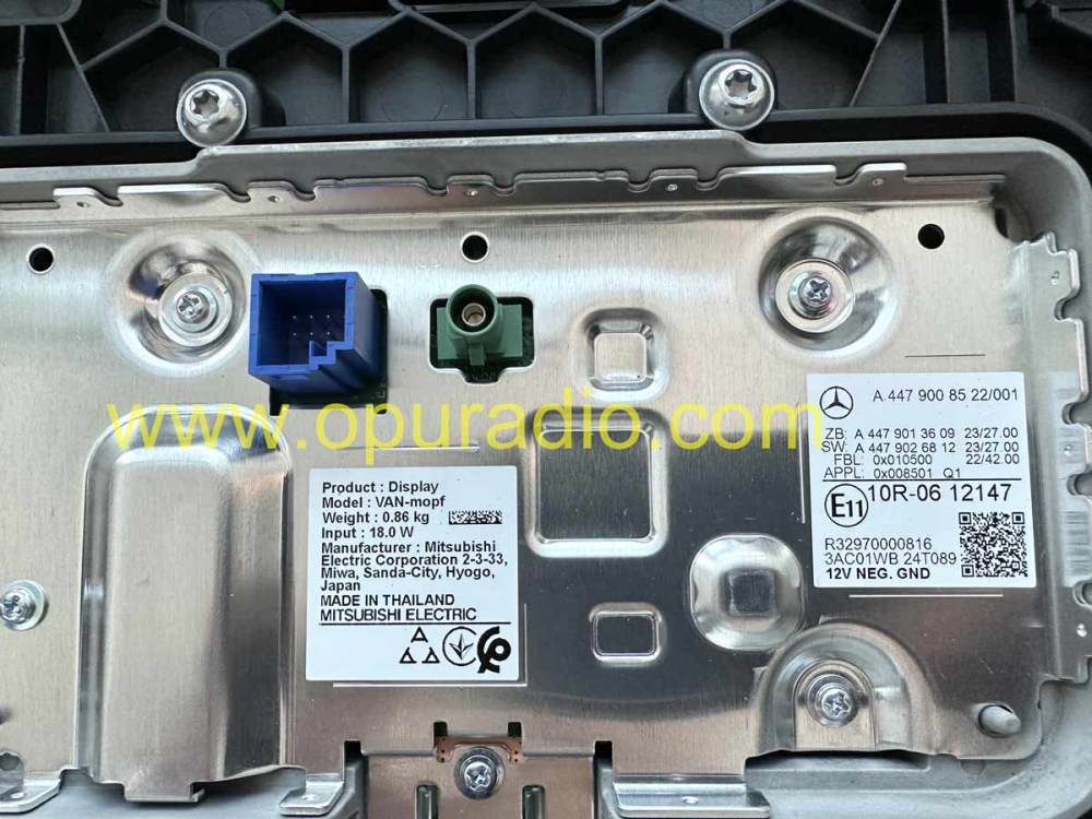A4479008522  navigation system MERCEDES-BENZ VITO MIXTO 447 VAN DISPLAY
