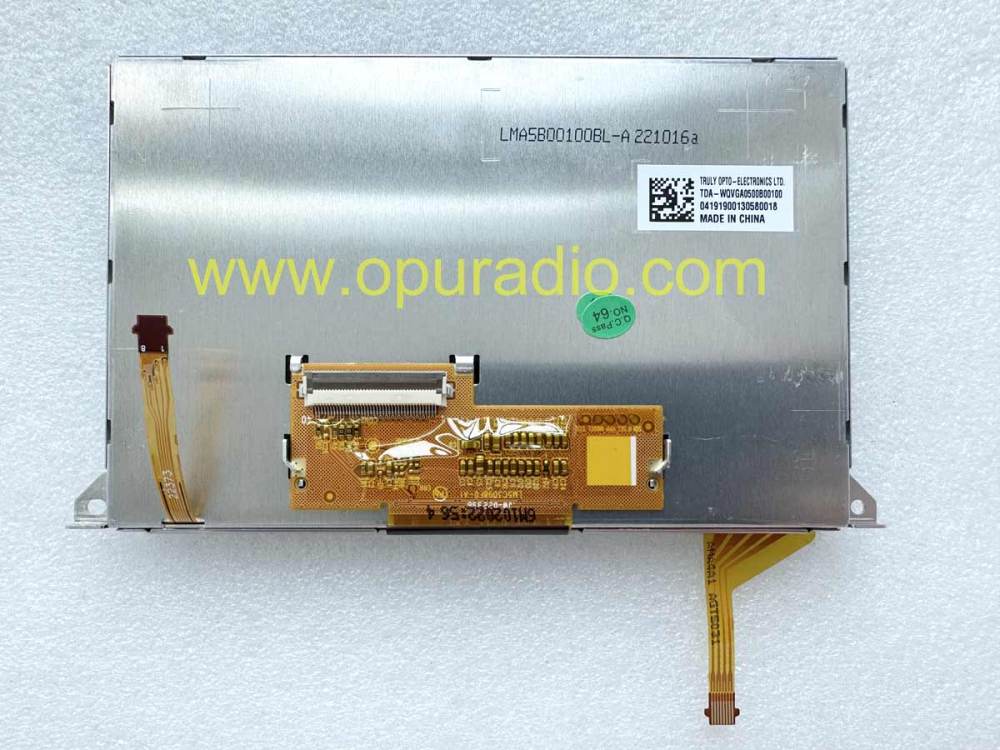 TDA-WQVGA0500B00100 5inch Touch Display for Fiat 500 Car Navigation FIAT VP2 COLOR Radio