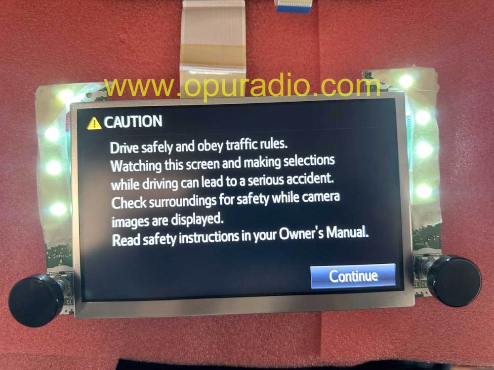 LQ070Y5DG10 LCD Display for TOYOTA Tacoma Sienna Prius Camry Car Navigation Audio Phone