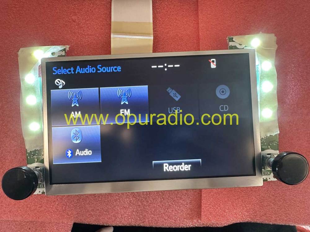 LQ070Y5DG10 LCD Display for TOYOTA Tacoma Sienna Prius Camry Car Navigation Audio Phone