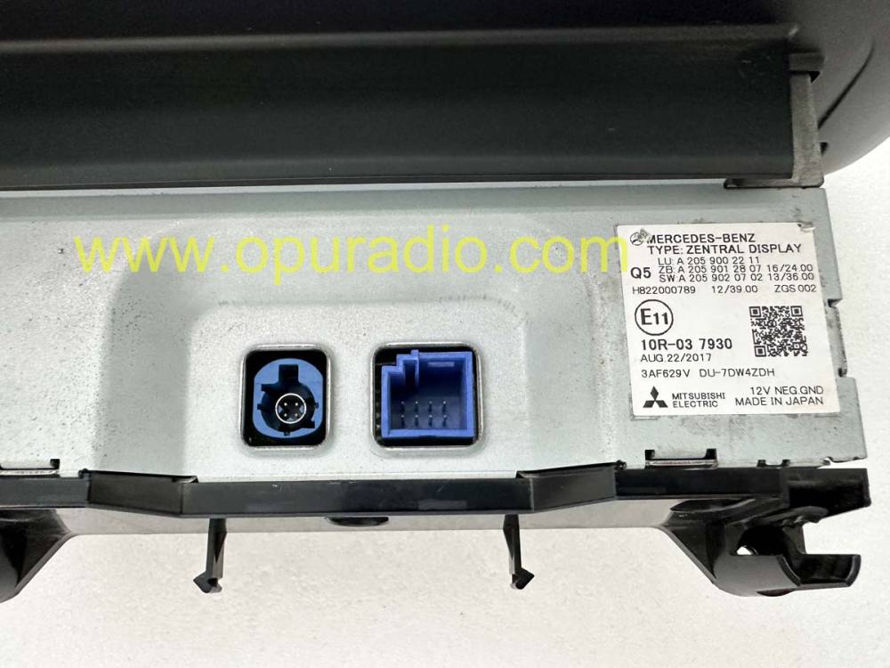 8.4 Display for Test NTG5 HU5 Harman Mitsubishi W205 Radio Head unit