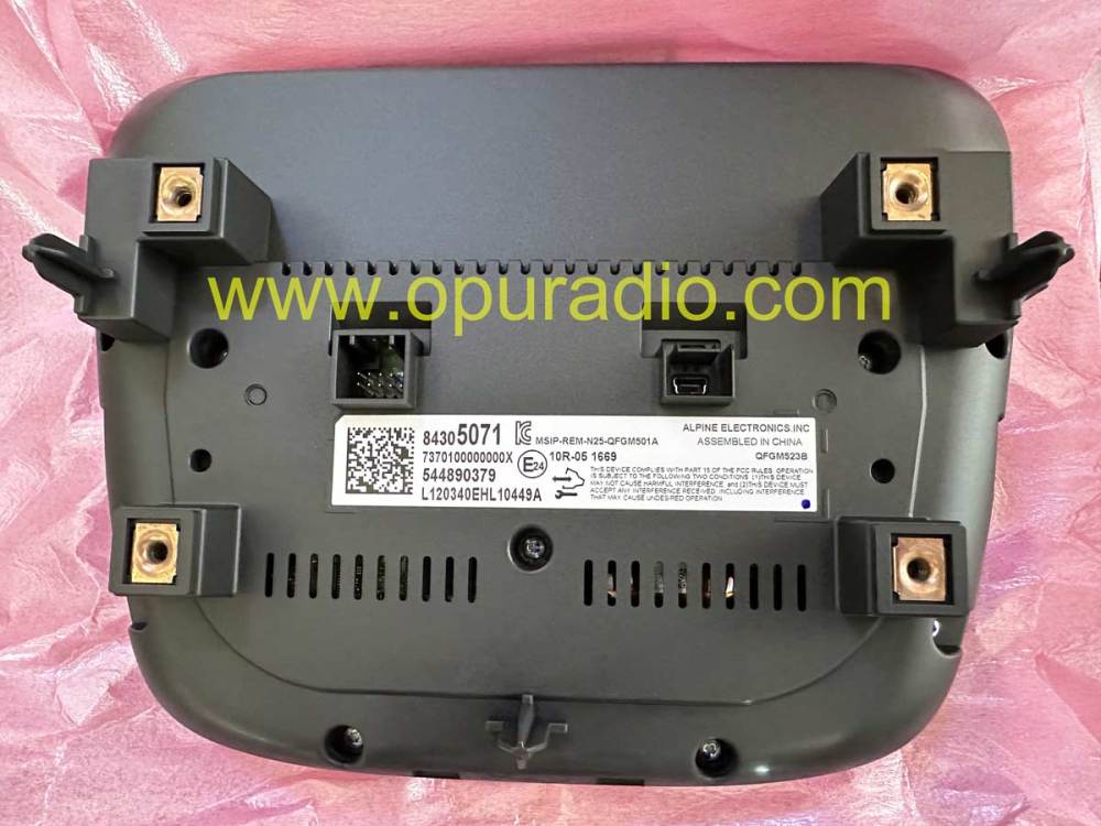 2016-2018 Chevy Malibu Equinox Volt Info Display Touch Screen Control Panel GM 84305071 OEM