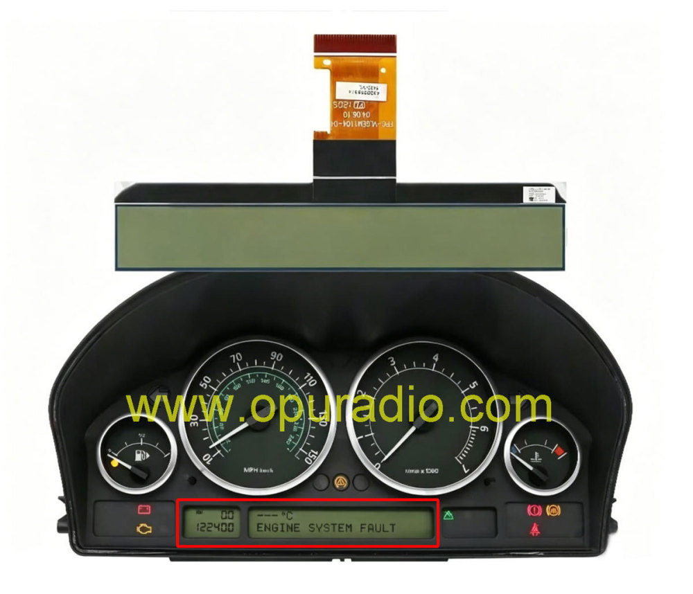 LCD for 2004-2007 Land Rover Range Rover Sport HSE Instrument Cluster Speedometer Gauge Unit