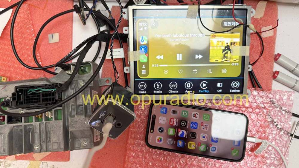 MOPAR USB HU for VP4R Jeep Dodge Chrysler car Navigation Apple Carplay Tester