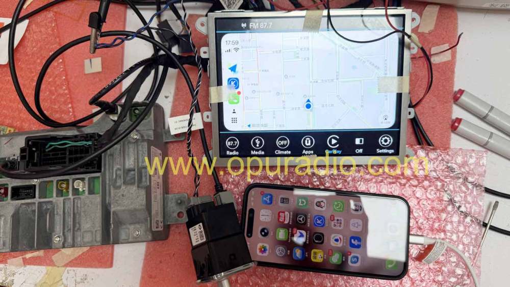 MOPAR USB HU for VP4R Jeep Dodge Chrysler car Navigation Apple Carplay Tester