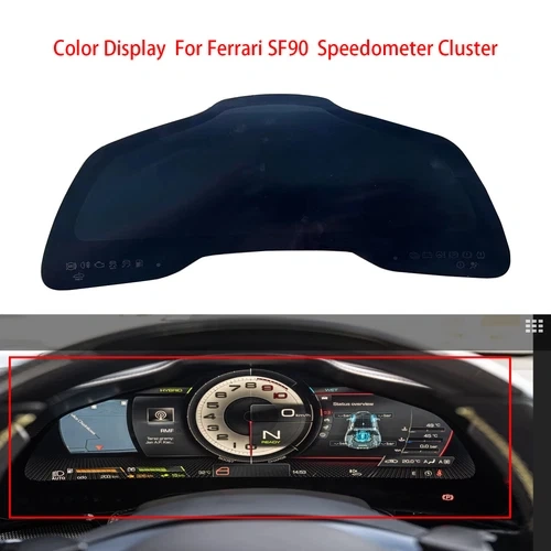 Full Color Display for Ferrari SF90 Roma 296 Purosangue Instrument Cluster Speedometer