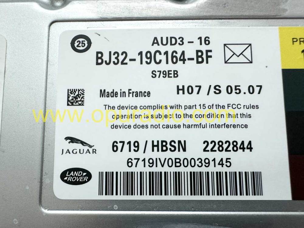 2012-2016 Land Rover Evoque Jaguar XJ XF Audio Stereo Sound Amplifier BJ32-19C164-AG AMP