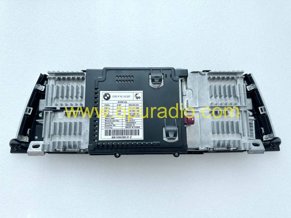 2009-2010 BMW 5 Series GT Central Information Display CID F07 10.25 CIC BM 9266379
