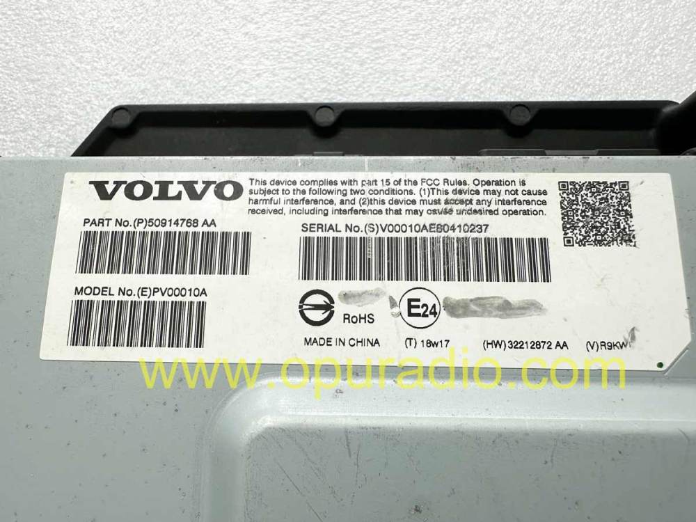 VOLVO XC60 S90 XC40 S60 2021 SOUND AMPLIFIER 32264588