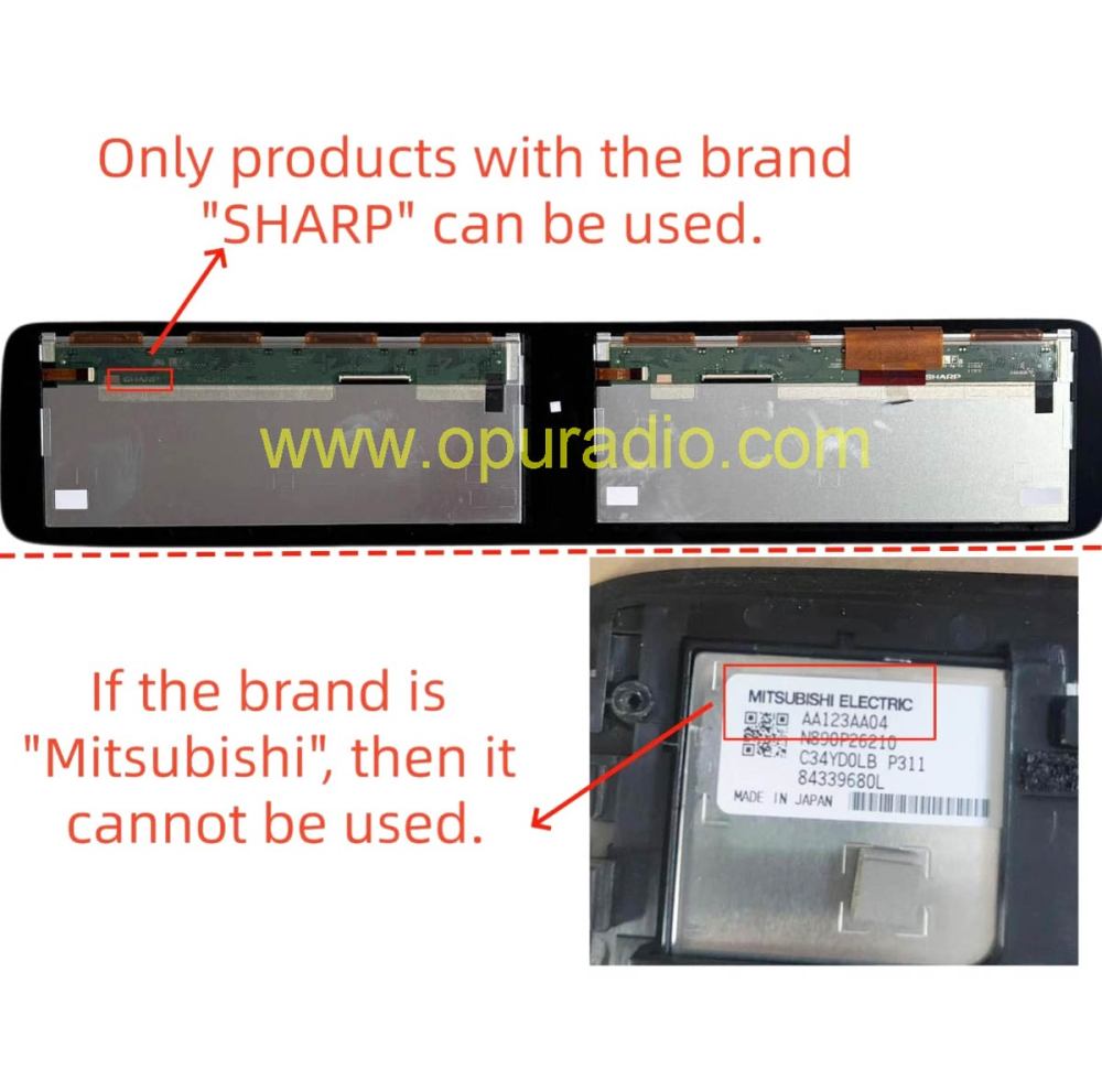 LCD Display Touch Screen for Mercedes-Benz W167 X167 GLE GLS Instrument & Navi