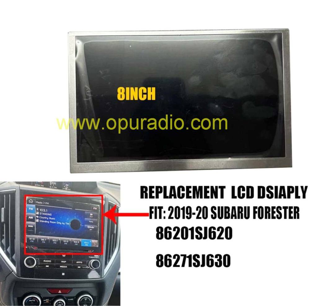 2019-2024 Subaru Forester factory radio navigation screen replacement demo