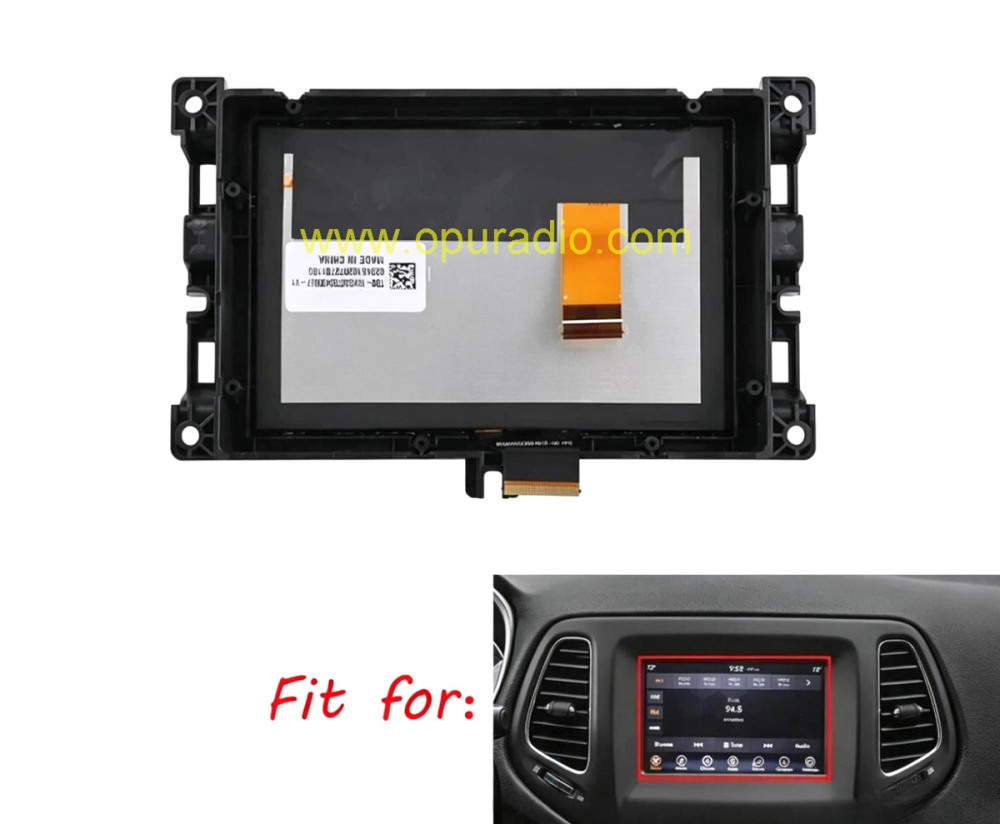 7" LCD touch screen rear flex cable fit for Jeep Compass Uconnect VP2 radio replacement