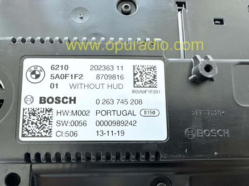OEM BMW 1 2 Series F44 F40 SPEEDOMETER DIESEL Z3 Z4 Instrument 5A0F1F2 BOSCH
