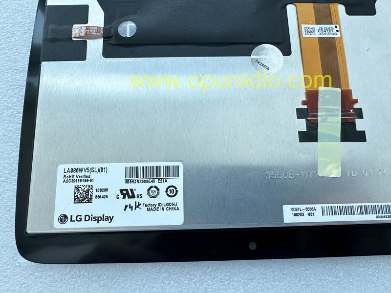 LA080WV5 SL01 WITH GLASS For Mercedes-Benz ML GL GLE GLS W166 CAR NAIVGATION