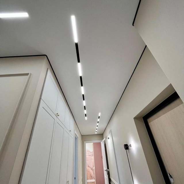 【SG20-B300-12F】48V Dimmable LED Magnetic Track Flood Recessed Linear Lighting System
