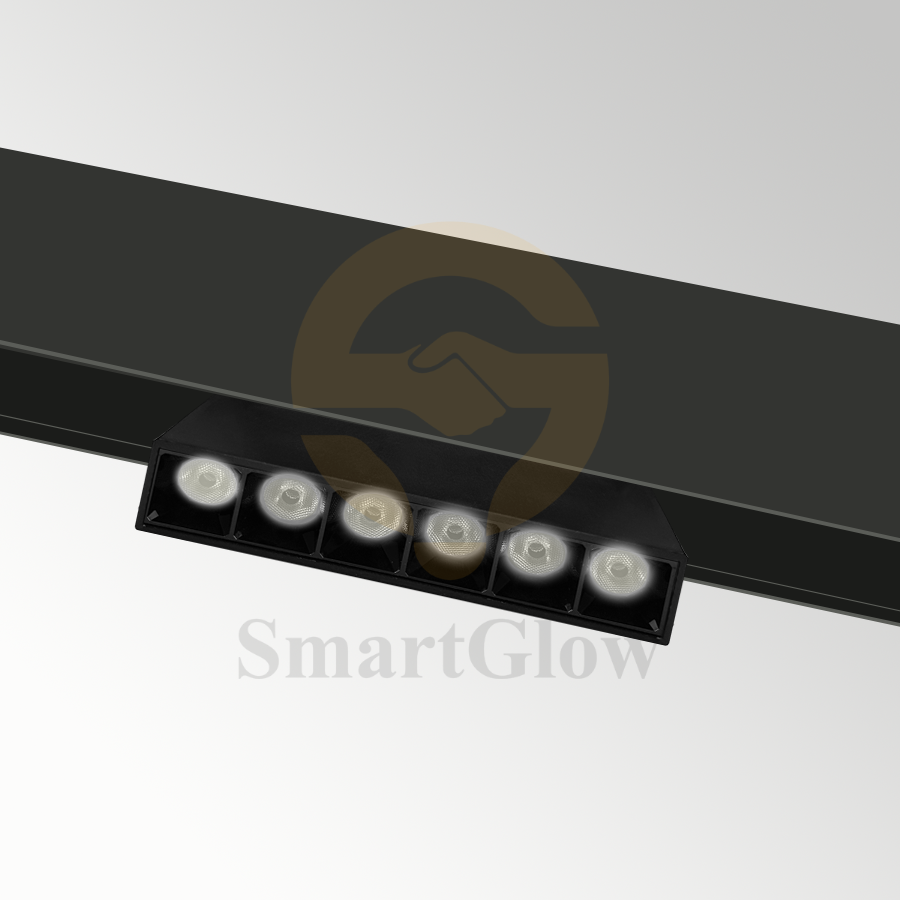 【SG20-B112-6ZG】Magnetic Track Foldable Grille Lighting With Remote