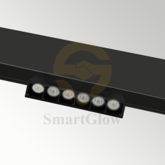 【SG20-B112-6ZG】Magnetic Track Foldable Grille Lighting With Remote