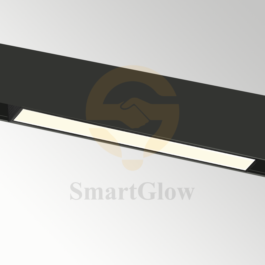 【SG20-B300-12F】48V Dimmable LED Magnetic Track Flood Recessed Linear Lighting System