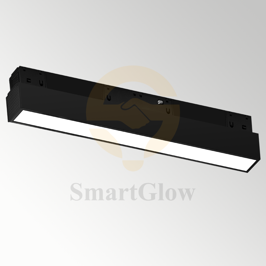 【SG20-B300-12F】48V Dimmable LED Magnetic Track Flood Recessed Linear Lighting System