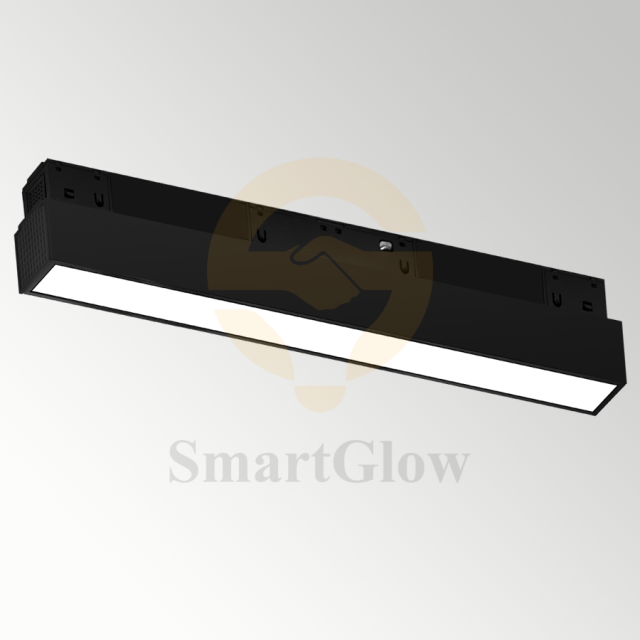 【SG20-B300-12F】48V Dimmable LED Magnetic Track Flood Recessed Linear Lighting System