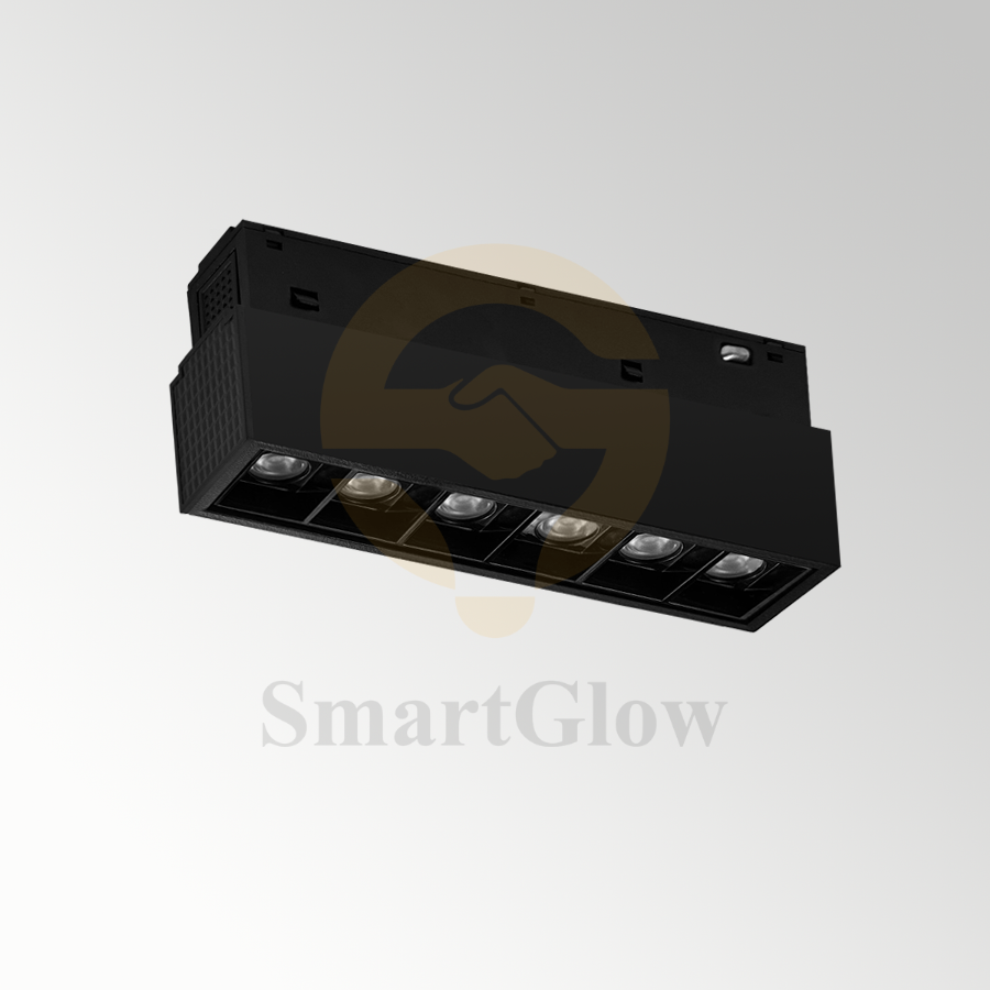 【SG20-B47-12S】Low Voltage LED Magnetic Low Profile Track Grille Linear Light Fixtures