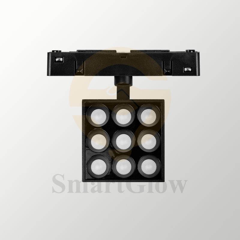 【SG20-R65-9SG】Smart Circular Megnetic Track Grille Light